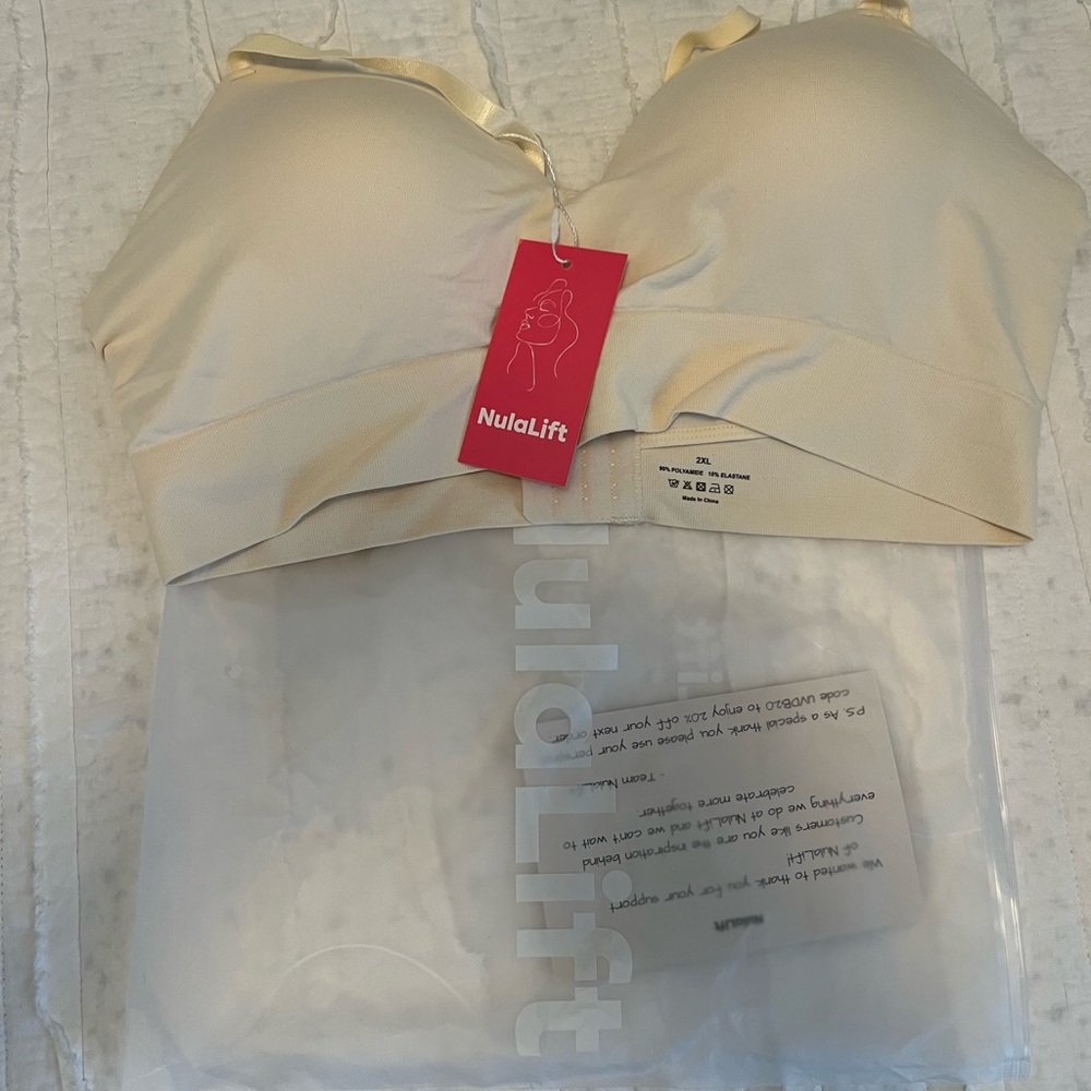 Women's Cream Support Bra